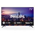 Philips - 75” Class 6600 Series LED 4K UHD Smart Roku TV