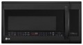 LG - 2.0 Cu. Ft. Over-the-Range Microwave - Smooth Black