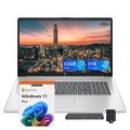 HP - Upgraded - 17.3'' Full HD laptop-Intel Core i7 1355U,32GB, 2TB SSD ,Numeric Pad, Windows 11 Pro - Silver
