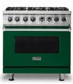 Viking 36-Inch Dual Fuel Freestanding Range - Ivy
