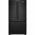 Maytag - 25.2 Cu. Ft. French Door Refrigerator - Black-on-Black