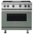 Viking  5-Series Gas Sealed Burner Range - Eucalyptus