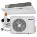 Pioneer - Quantum Ultra 18,000 BTU 1.5 Ton 22 SEER Single-Way Ceiling Cassette Mini Split Air Conditioner with Heat Pump 230-Volt - White