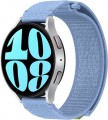 Samsung - Galaxy Watch6 Aluminum Smartwatch 44mm BT with Fabric Band (M/L) - Silver