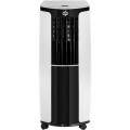 KingHome - 250 Sq. Ft. Portable Air Conditioner - White/Black
