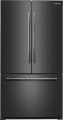 Samsung - 25.5 Cu. Ft. French Door Fingerprint Resistant Refrigerator - Black Stainless Steel