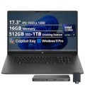 HP - Upgraded - OmniBook 3 Laptop 16.0 WUXGA Display (Ultra 7-255U, 32GB, 1TB SSD, Win 11 Pro) w/Dockztorm Wireless Mouse - Mica Silver