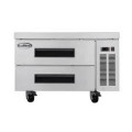 Koolmore - 36 in. Commercial Chef Base Refrigerator Storage Cabinet , Pull-Out Drawers, Rolling Caster Wheels, ETL Listed - Stainless Steel