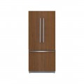 Bosch - Benchmark 19.4 cu. ft. French Door Built-In Refrigerator in Panel Ready, Counter-Depth