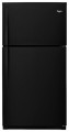 Whirlpool - 21.3 Cu. Ft. Top-Freezer Refrigerator  Black
