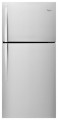 Whirlpool - 19.2 Cu. Ft. Top-Freezer Refrigerator - Universal Silver
