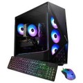 iBUYPOWER - Slate 9 Black Gaming Desktop PC - AMD Ryzen 5 8400F, NVIDIA GeForce RTX 5060Ti 8GB, 16GB DDR5 RGB,1TB SSD - Black