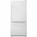 Amana - 18.6 Cu. Ft. Bottom-Freezer Refrigerator - White