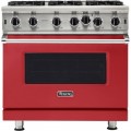 Viking - Professional 5 Series 5.1 Cu. Ft. Freestanding LP Gas Convection Range - San Marzano Red