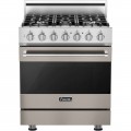 Viking - 3 Series 4.7 Cu. Ft. Self-Cleaning Freestanding Dual Fuel LP Gas Convection Range - Pacific Gray