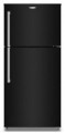 Maytag - 30 in. Wide 19 cu. ft. Top-Freezer Refrigerator with Garage Mode - Black