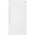GE - 17.3 Cu. Ft. Frost-Free Upright Freezer - White