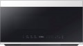 Samsung - Bespoke 2.1 Cu. Ft. Over-the-Range Microwave with Sensor Cooking and Auto Dimming Glass Touch Controls - White Glass