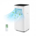 Costway - Portable Air Conditioner 9000 BTU, 3-in-1 AC Cooling Unit with Dehumidifier, 24H Timer, Remote Control - White