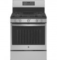 GE Profile - 5.6 Cu. Ft. Freestanding Smart Gas True Convection Range with Hot Air Fry - Stainless Steel