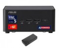 ASUS - NUC 14 Pro Tall Mini Desktop (Intel Ultra 5-135H, 64GB DDR5, 2TB PCIe SSD, Intel Arc, Win 11 Pro) - Black