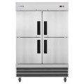 Koolmore - 54 in. Commercial Solid Half Door Reach-In Refrigerator 47 cu. ft. RIR-2D-SSHD - Stainless Steel