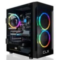 CLX - SET Gaming Desktop - Intel Core i7 10700F - 16GB Memory - GeForce RTX 3070 Ti - 500GB NVMe M.2 SSD + 2TB HDD - Black
