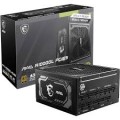 MSI - MAG A1000GL PCIE5 - Full Modular - 80 Plus Gold 1000W - ATX 3.1 Gaming Power Supply - Black