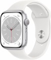 Apple Watch Series 8 GPS 45mm Starlight Aluminum Case with Starlight Sport Band - M/L - Starlight