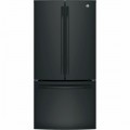 GE - 24.8 Cu. Ft. French Door Refrigerator - High gloss black
