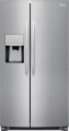 Frigidaire - 22.2 Cu.Ft. Counter-Depth Side-by-Side Refrigerator - Stainless steel