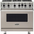 Viking - Professional 5 Series 5.1 Cu. Ft. Freestanding LP Gas Convection Range - Pacific Gray