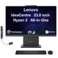 Lenovo - Upgraded - IdeaCentre 24ARR9 All-in-One 23.8 FHD Display (Ryzen 3 7335U, 32GB, 1TB SSD, Win 11 Pro) w/USB Hub - Luna Grey