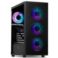 YEYIAN - YUMI Gaming PC INTEL i5 14400F NVIDIA GeForce RTX 5060 Ti DDR5 16GB 6000MHz 1TB SSD 650W PSU Windows 11 Home - Black