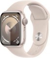 Apple GS Cert Refurb Watch Series 9 (GPS) 41mm Starlight Aluminum Case with Starlight Sport Band with Blood Oxygen - S/M - Starlight - (2023)