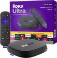 Roku - Ultra 2024 | 4K/HDR10+/Dolby Vision & Atmos Streaming Device Rechargeable Backlit Voice Remote Pro Free & Live TV - Black