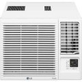 LG - 330 Sq. Ft. 7,600 BTU Smart Window Air Conditioner with Supplemental Heat Function - White