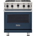 Viking - Professional 5 Series 4.0 Cu. Ft. Freestanding LP Gas Convection Range Slate Blue