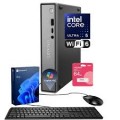 Lenovo - Upgraded - ThinkCentre neo 50q Desktop - Intel Core Ultra 5 226V- 16GB RAM - 2TB SSD - Wired K&M - Copilot - 64GB USB Drive - Black