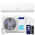 Della - Serena 9800 BTU 115V Mini Split AC with Heat Pump Cools up to 400 Square Feet - White