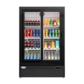 Koolmore - 35 In. 10 Cu. Ft. Low Height - Aisle End Retail Display Merchandiser Refrigerator For SuperMarket, Deli - Black