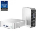 Geekom - A6 Mini PC, AMD Ryzen 7 6800H, 16GB DDR5 RAM, 512GB M.2 2280 NVMe Gen3*4 SSD, Radeon 680M, Windows 11 Pro Pre-installed - Black+Silver