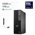 Dell - Upgraded - Pro Slim QCS1250 Mini Desktop (Ultra 5-235, 16GB, 1TB SSD, Intel Graphics, Win 11 Pro) w/USB Hub - Black