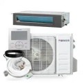 Pioneer - Quantum Ultra 24,000 BTU 2 Ton 19 SEER Ceiling Concealed Ductless Mini Split Air Conditioner with Heat Pump 208/230V - Gray