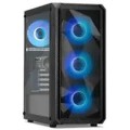 YEYIAN - Gaming Desktop PC TANTO INTEL Core i5-14400F GeForce RTX5050-8GB 16GB DDR5 6000MHz 1TB SSD 650W Gold PSU - Black