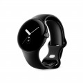 Google - Pixel Watch Black Stainless Steel Smartwatch 41mm with Obsidian Active Band Wifi/BT - Black/Obsidian