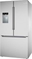 Bosch - 100 Series 26 Cu. Ft. Bottom Freezer French Door Smart Refrigerator with External Ice and Water - Stainless Steel