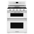 KitchenAid - 6.7 Cu. Ft. Self-Cleaning Freestanding Double Oven Electric Convection Range - White