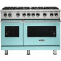 Viking Professional 5 Series Freestanding Double Oven Gas Convection Range - Bywater Blue