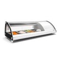 Koolmore - 46 in. Glass Sushi Countertop Display Refrigerator with 4 Stainless Steel Trays (KM-SR46-WH) - White